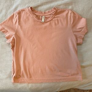Gentlefawn pink crop tshirt